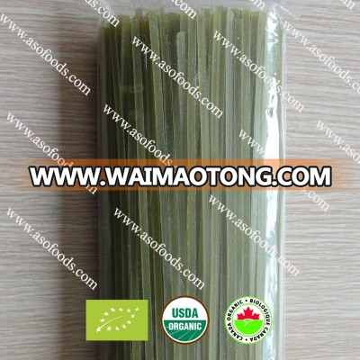 Vegetarian low fat low sodium mulberry leaf rice noodle